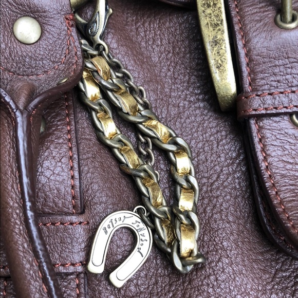 Vintage Betsey Johnson Tote Handbag Large Charms - Picture 12 of 16